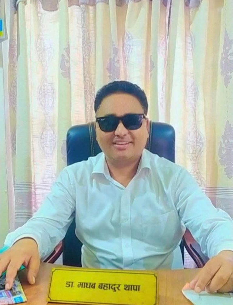 को हुन् पाल्पा–२ का रास्वपा उम्मेद्वार डा. माधव थापा ?